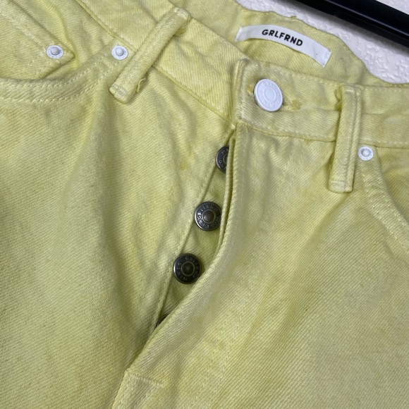 SALE GRLFRND The Mica three color jeans straight leg with a supper high rise - Picture 13 of 16